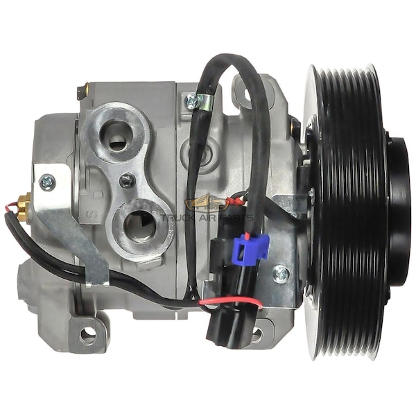 Truckair A/C Compressor - Aftermarket Replaces 03-0627 & 03-0634-Cascadia 125 Models 2017-2020 Fits 03-0627G - main